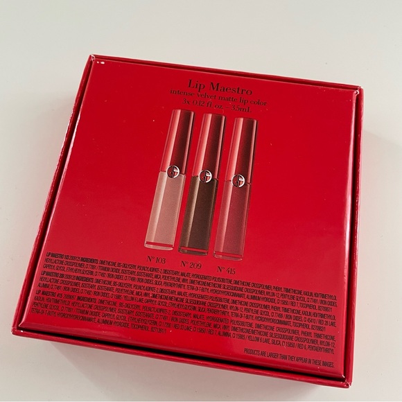 Armani Beauty Mini Lip Maestro Trio Set - Picture 7 of 7